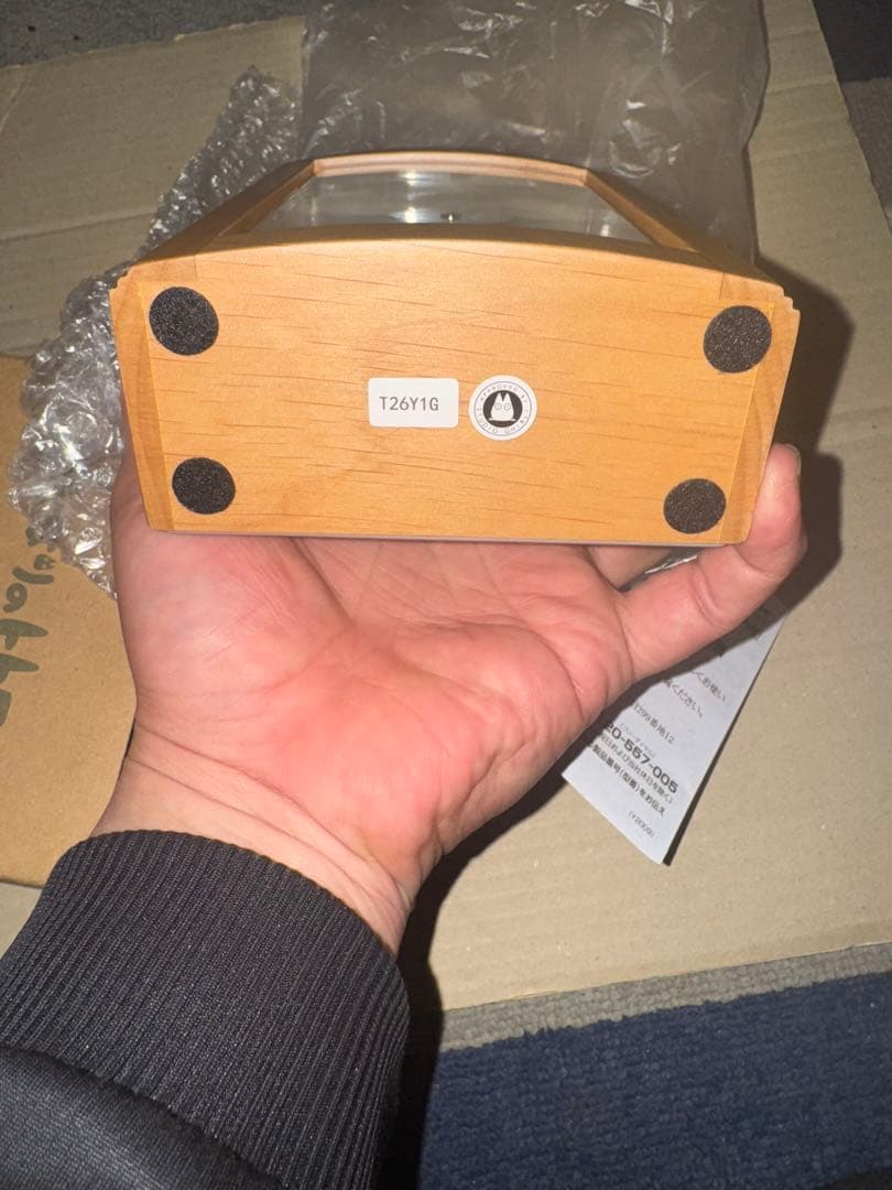 【新品未使用品】となりのトトロ オルゴール目覚まし時計 4RM752MN06