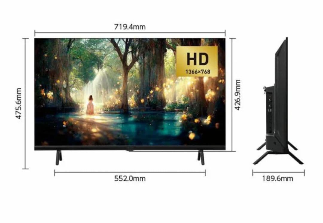 2024年製　ORION OSW32G10 32V型ハイビジョン スマートテレビ