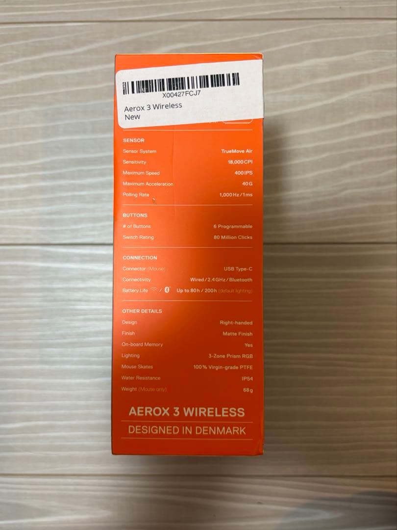 SteelSeries AEROX 3 WIRELESS 本体　新品未