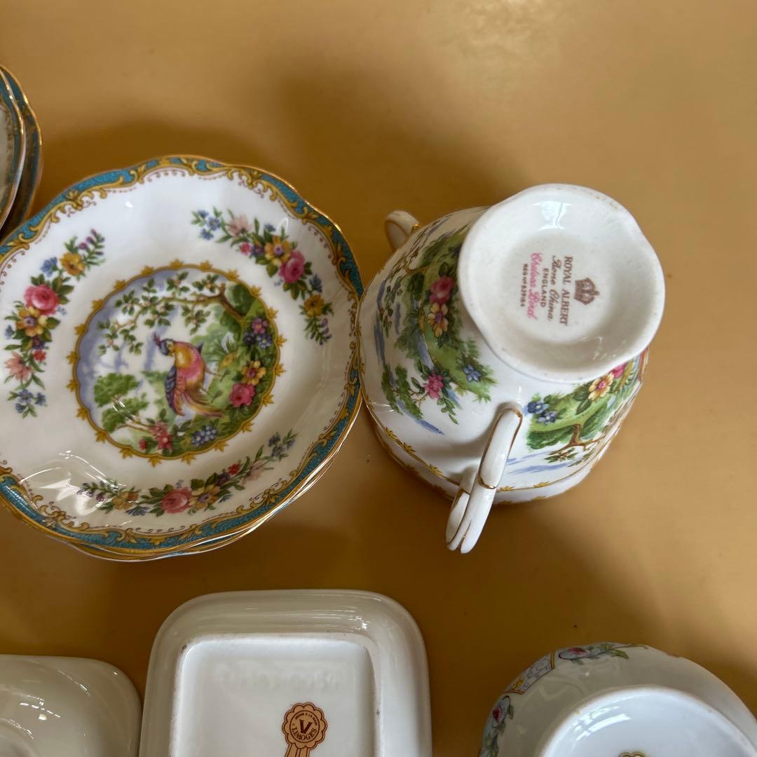 ヴィンテージリモージュ ミントン　ロイヤルアルバート　セット希少