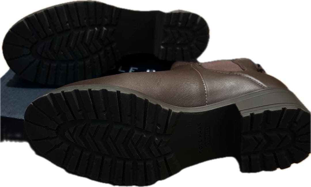 COLE HAAN コールハーン　ウォータープルーフ　ショートブーツ　ブラウン