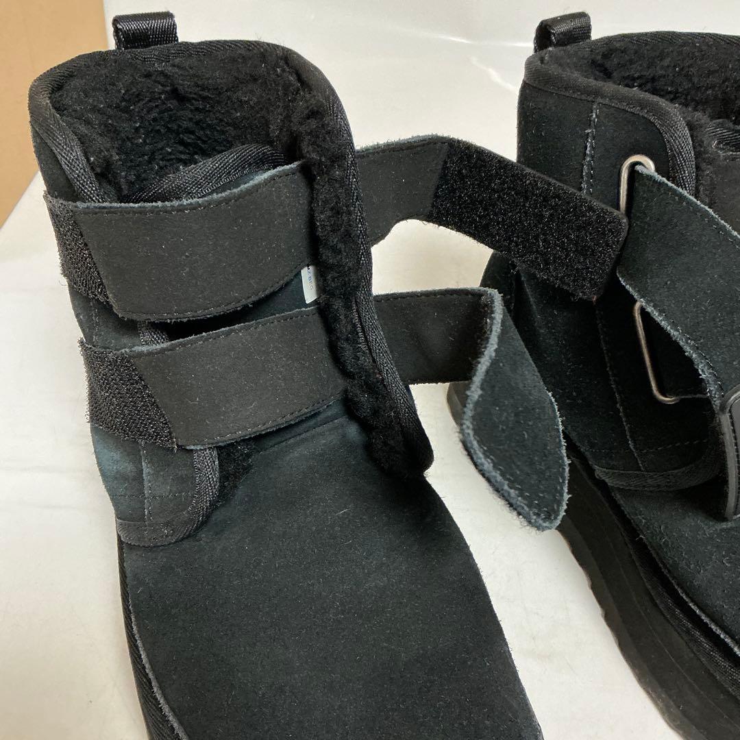 UGG ニューメル チャッカブーツ　プラットフォーム ムートンブーツ 厚底