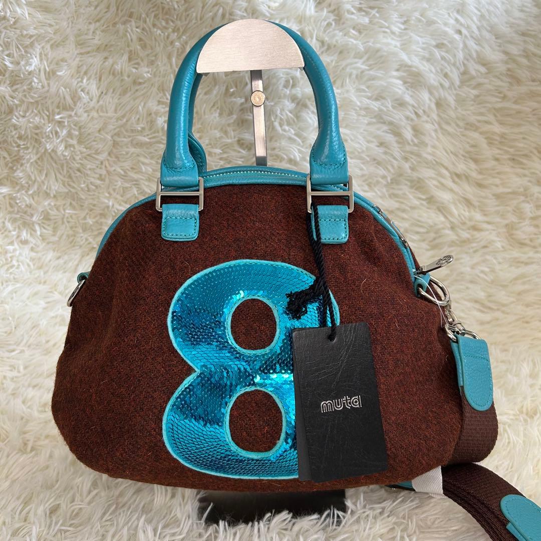 新品タグ付き✨ムータ　ハリスツイードコラボ　2way スパンコール　8バッグ