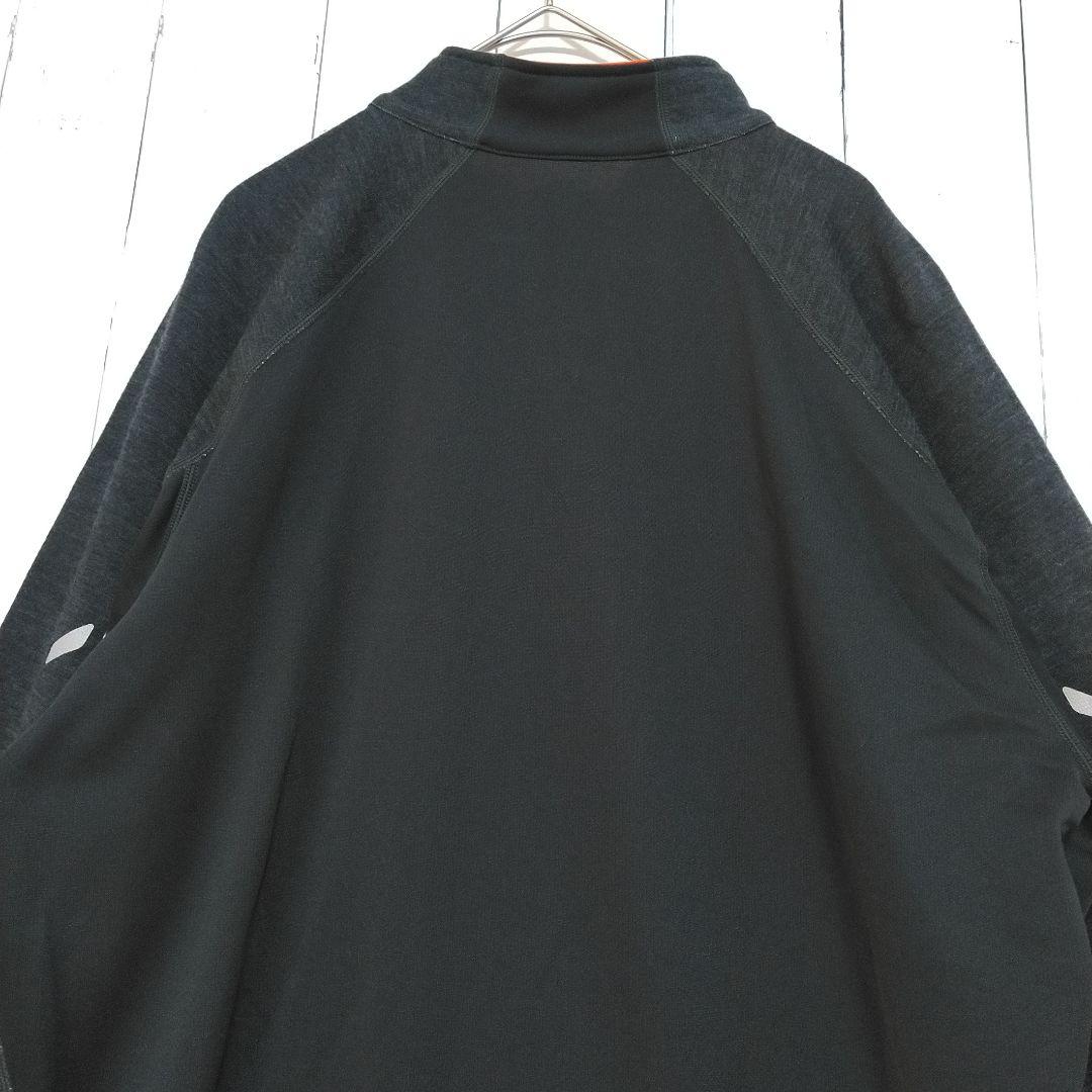 ほぼ新品　モンベル　メリノウールプラス　サイクルジャージ　冬季　中厚手　黒　ＸＬ