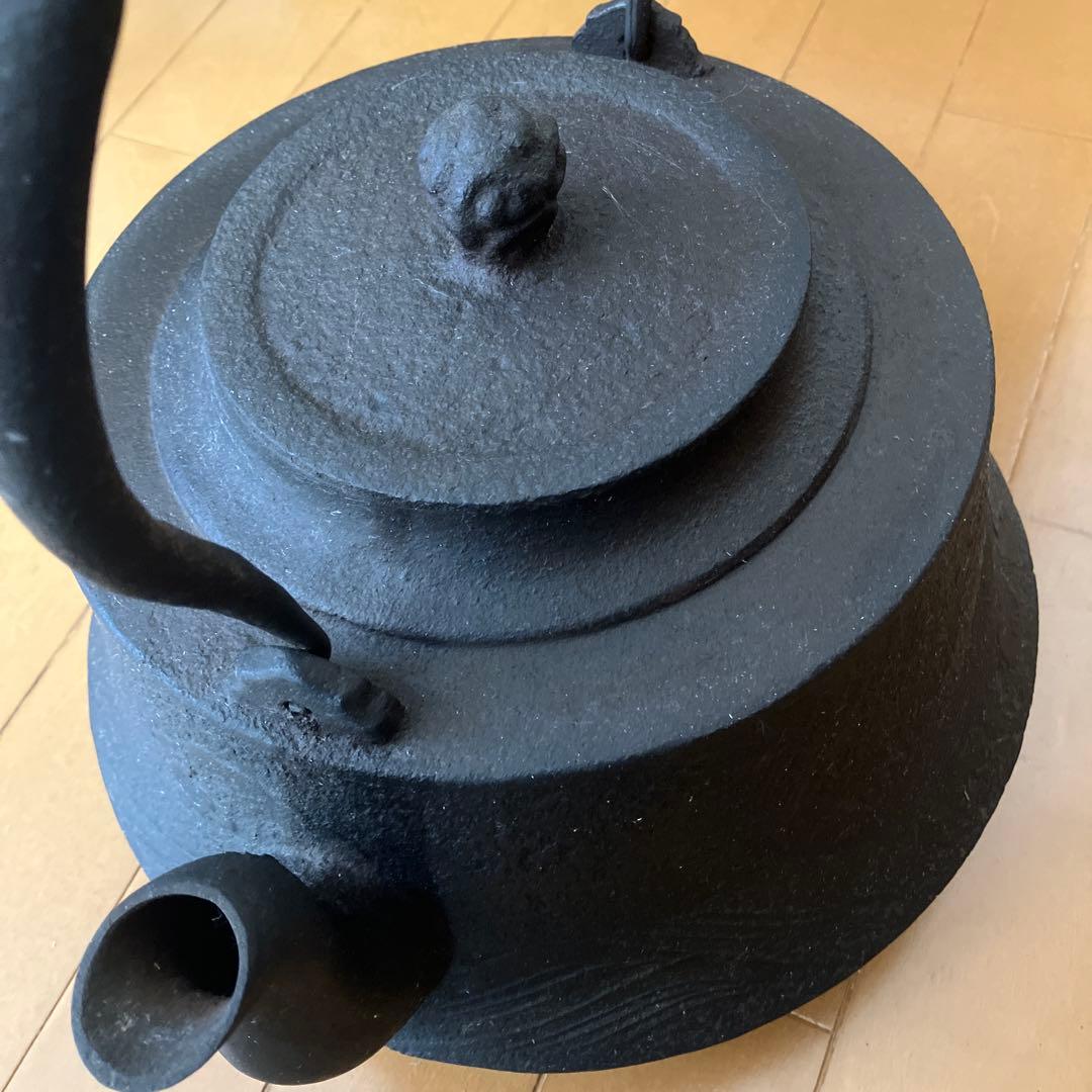鉄瓶 直径約35cm 高さ約25cm