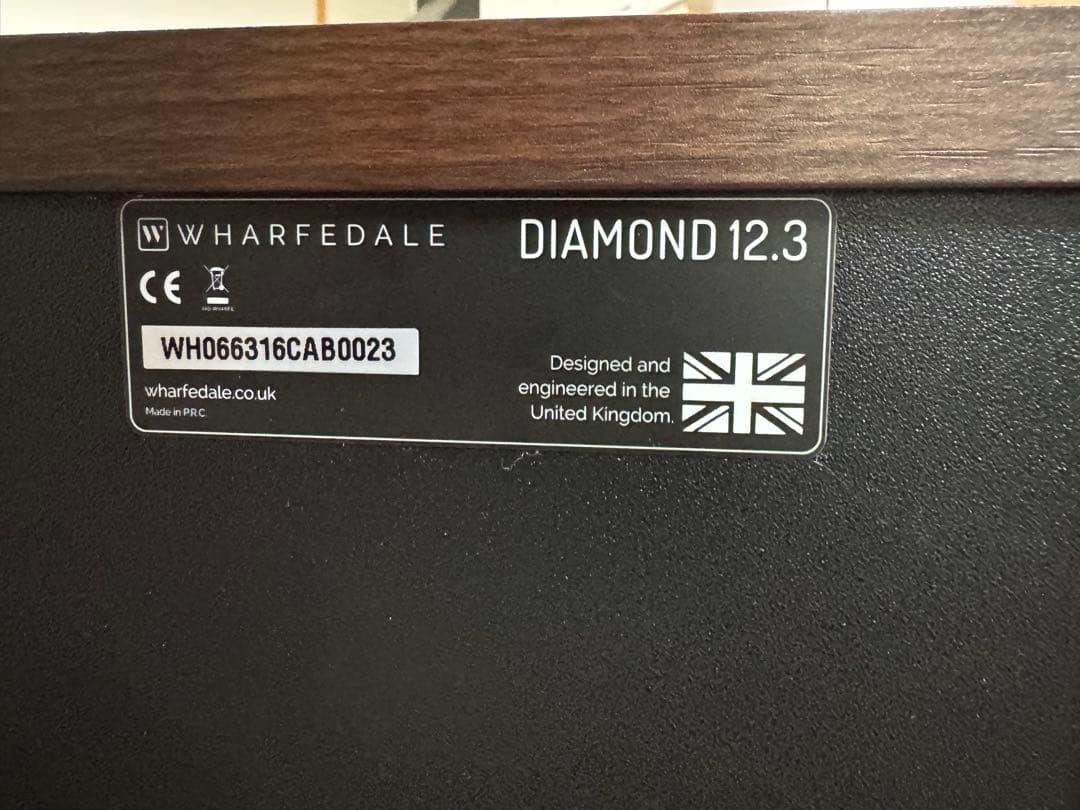 Wharfedale Diamond 12.3スピーカー ペア　セット