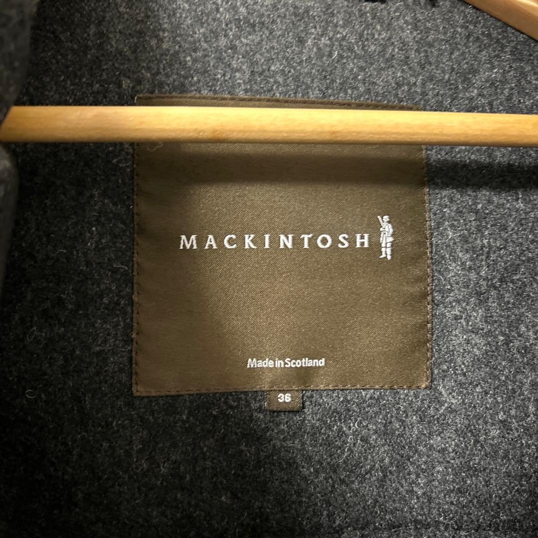 ★★マッキントッシュ／カシミア混ダッフルコート　ダークグレー S〜Mサイズ★★