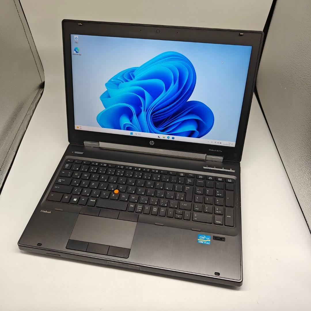 【HP】EliteBook 高速i7 SSD512GB 16GB ノートPC