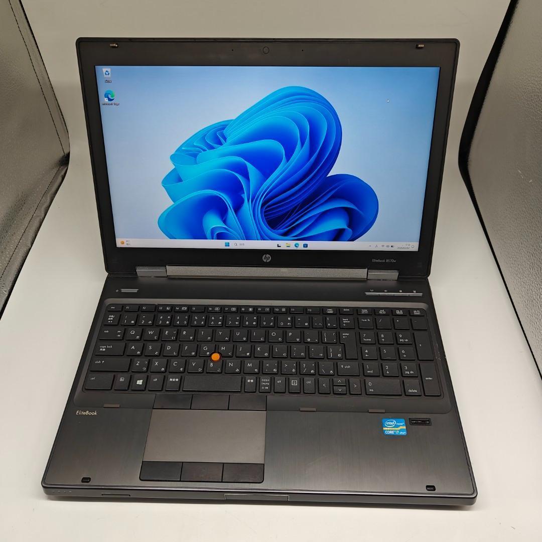 【HP】EliteBook 高速i7 SSD512GB 16GB ノートPC