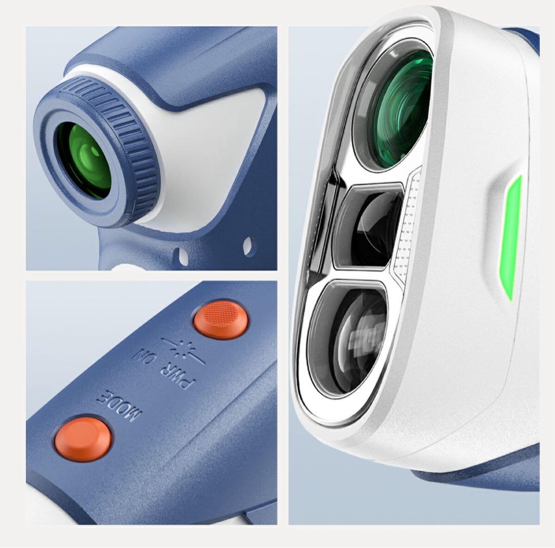 ゴルフ 距離計 0.02秒 レーザー 距離計 141g超軽量 小型 手ブレ補正