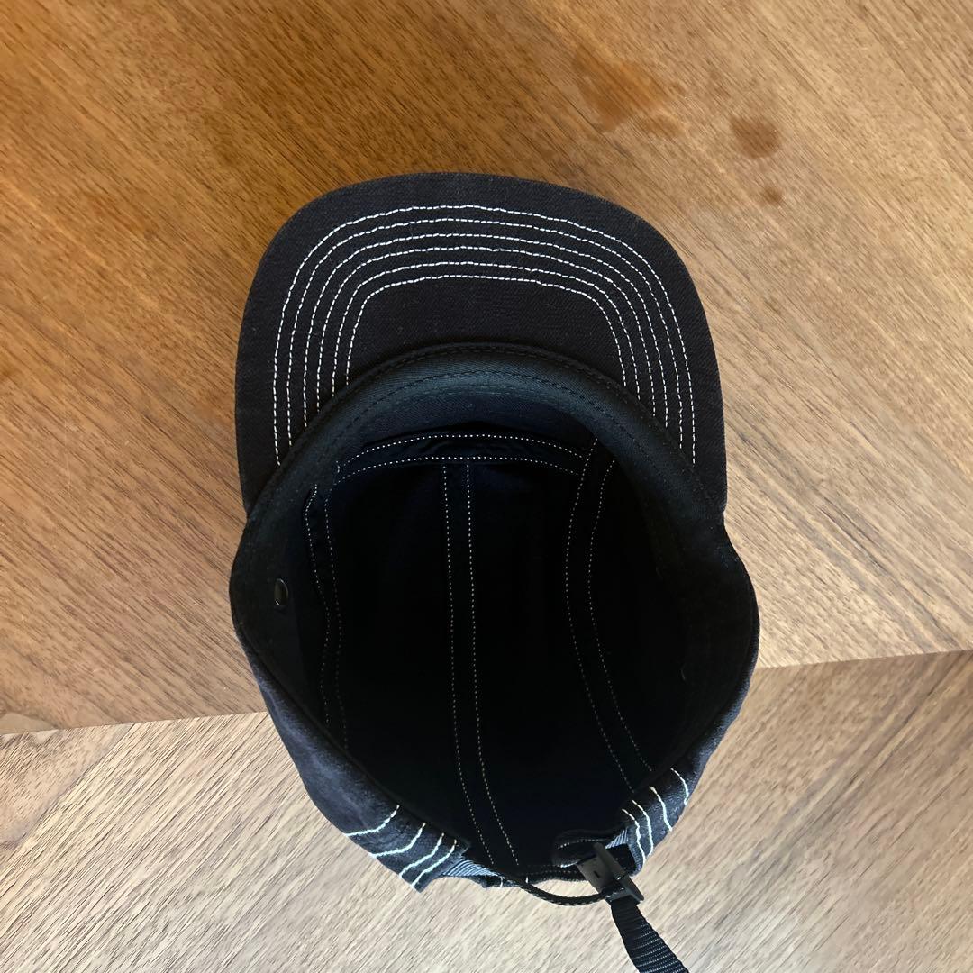 supreme キャップ　ブラック　モーガン蔵人