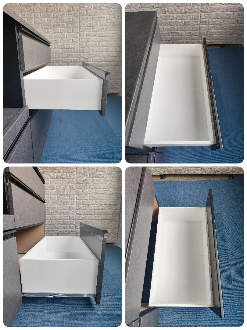 マナベインテリアハーツ キッチンカウンター コンセント付 ノア