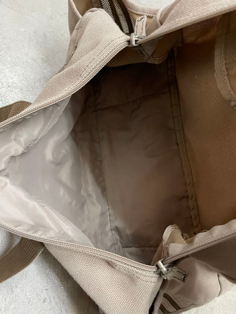 00s adidas アディダス　ハンドバック　ボストンバック　y2k ベージュ