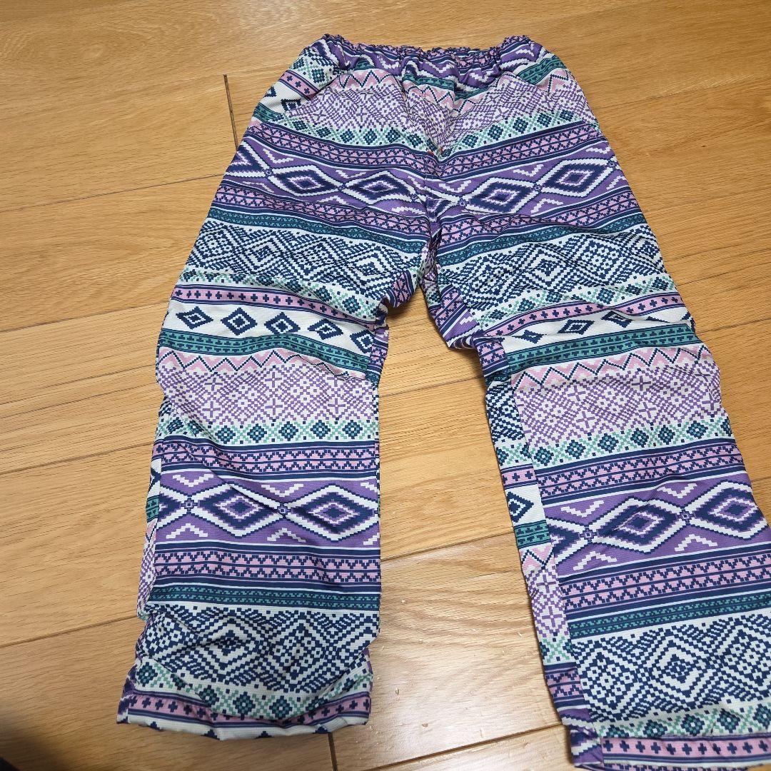 BURTON　バートン　子どもスノーボードスキーウェア　ピンク紫　100 110