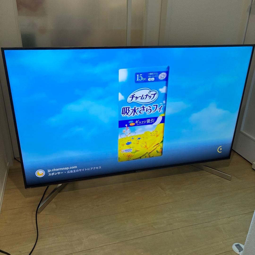 スマートテレビ　4K対応！SONY ソニー　KJ-49X9000f 美品!