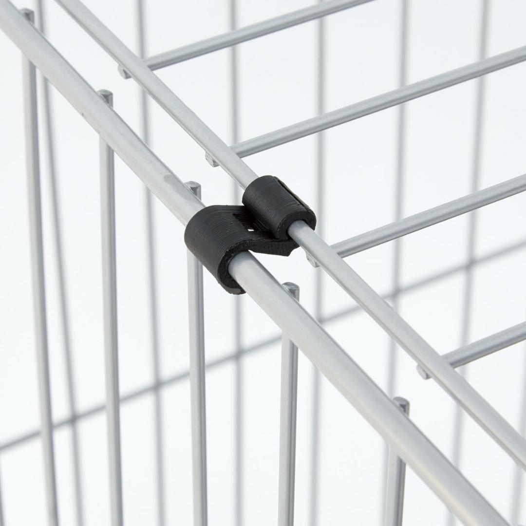 アドメイト イヌ用 ヴィラフォートサークル ブラック&シルバー レギュラー