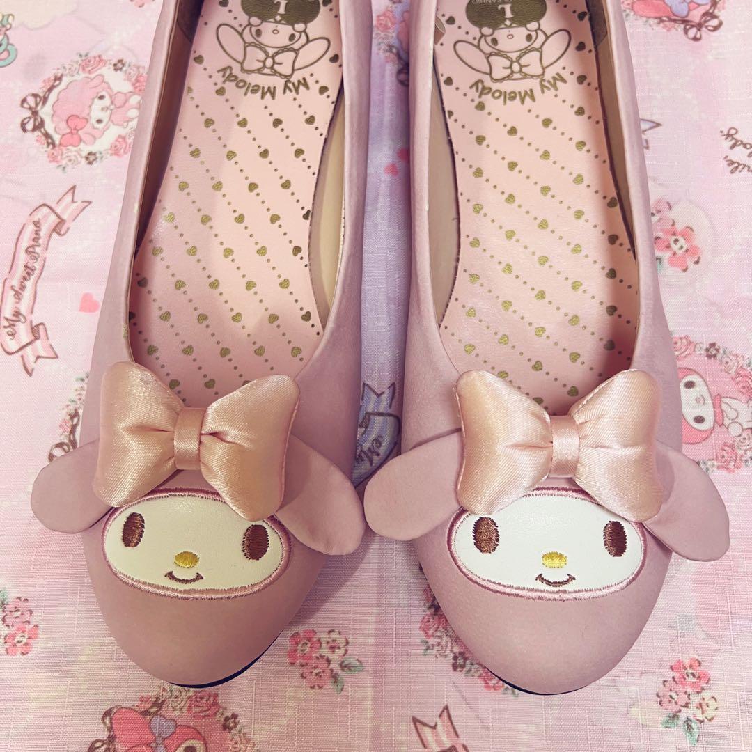 お値下げ中⭐︎レア【新品未使用】マイメロ　パンプス　フラットシューズ　Lサイズ