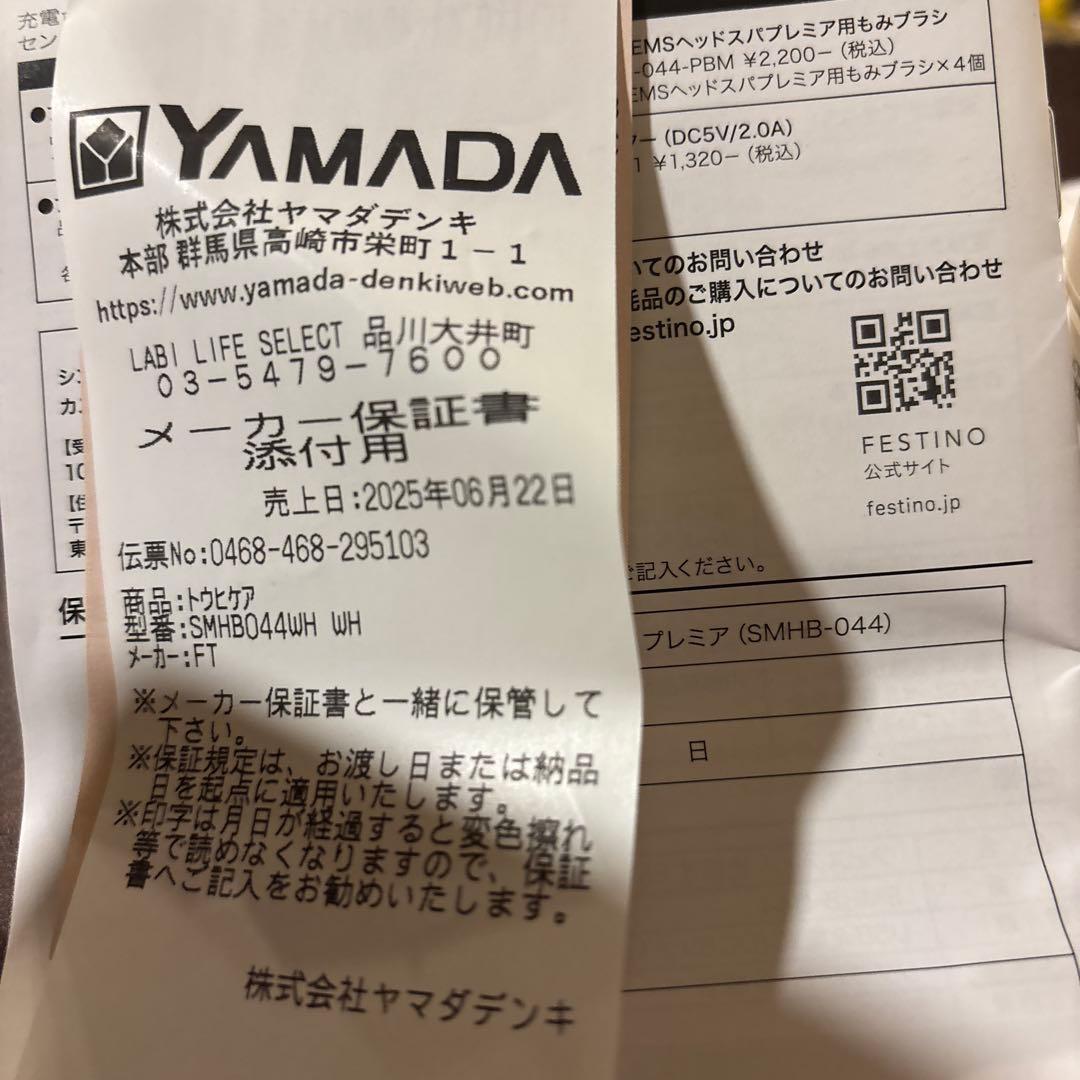 FESTINO EMS Head Spa 美顔器