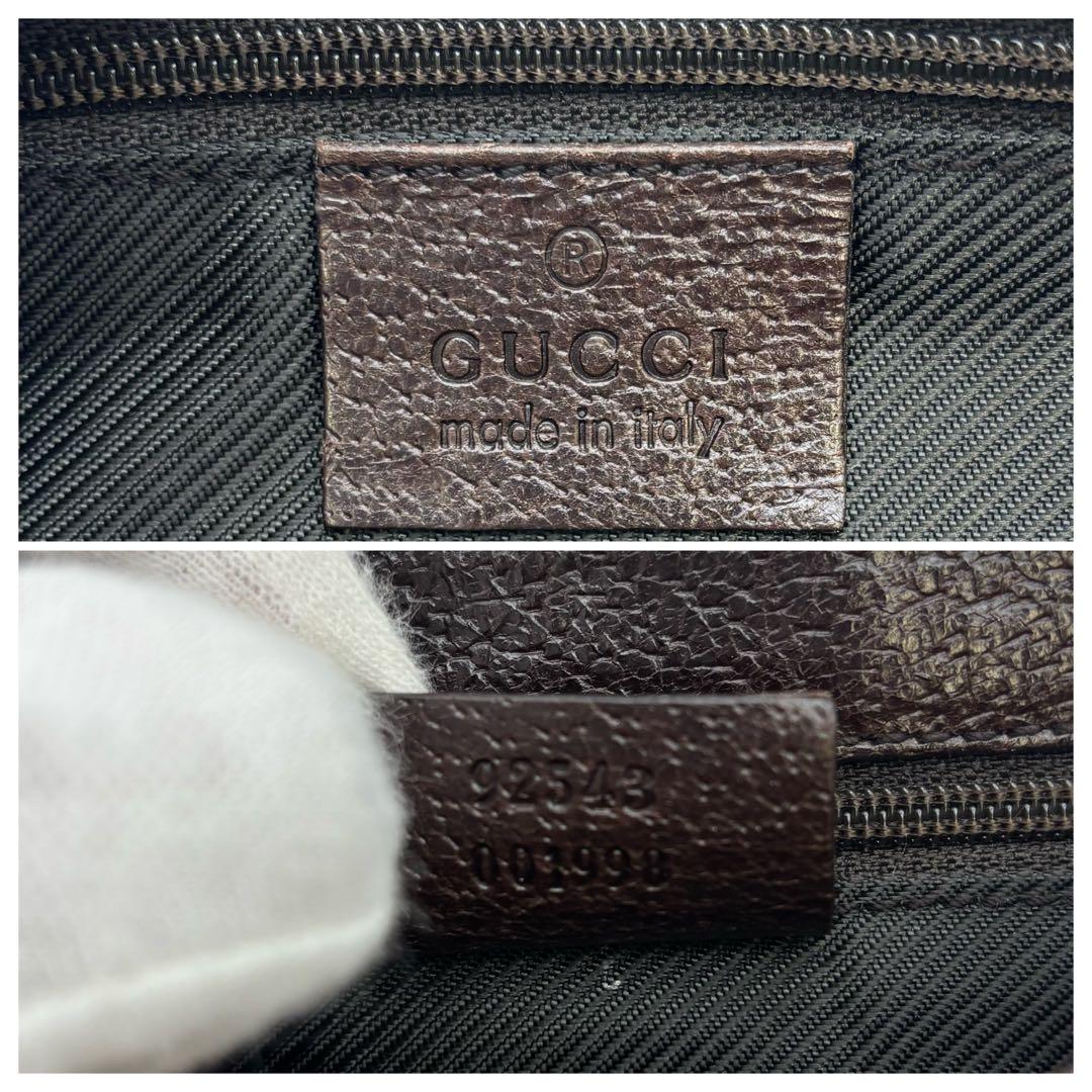 GUCCI グッチ GGキャンバス ボディバッグ ウエストポーチ 92543