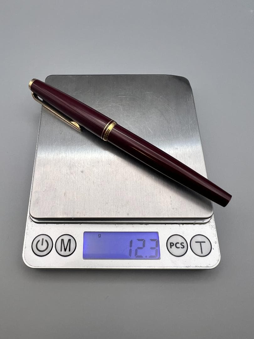 【海】Montblanc モンブラン K14 万年筆 585 ボルドー色