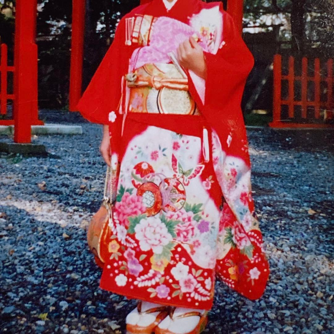 七五三 着物セット 赤 ピンク♡5歳