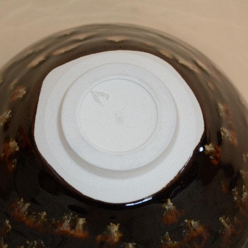 茶道具　玳玻盞天目茶碗　桶谷洋（定一）　 古物　送料込み