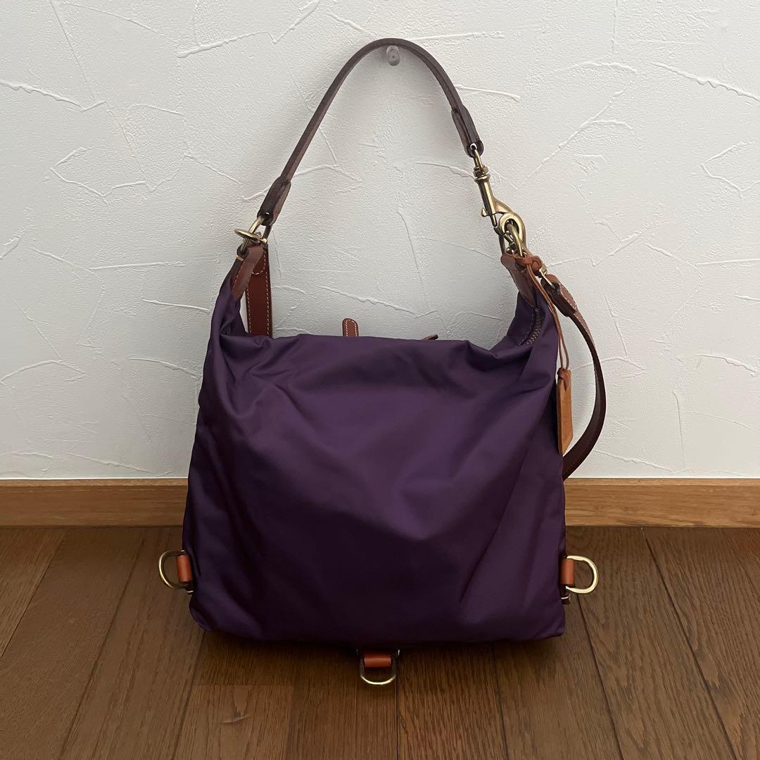 フェリージ　17-55　バンドバッグ　ショルダーバッグ　リュックサック　紫