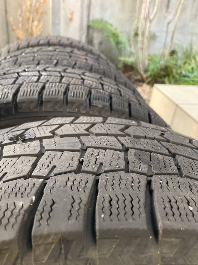 【希少】15インチメッキホイール　スタッドレスタイヤ付　4本セット