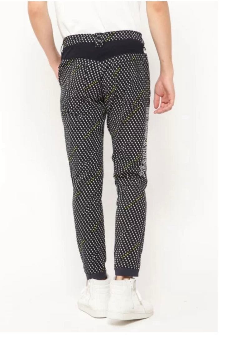 PEARLY GATES ストレッチダイヤドビードッ パンツ