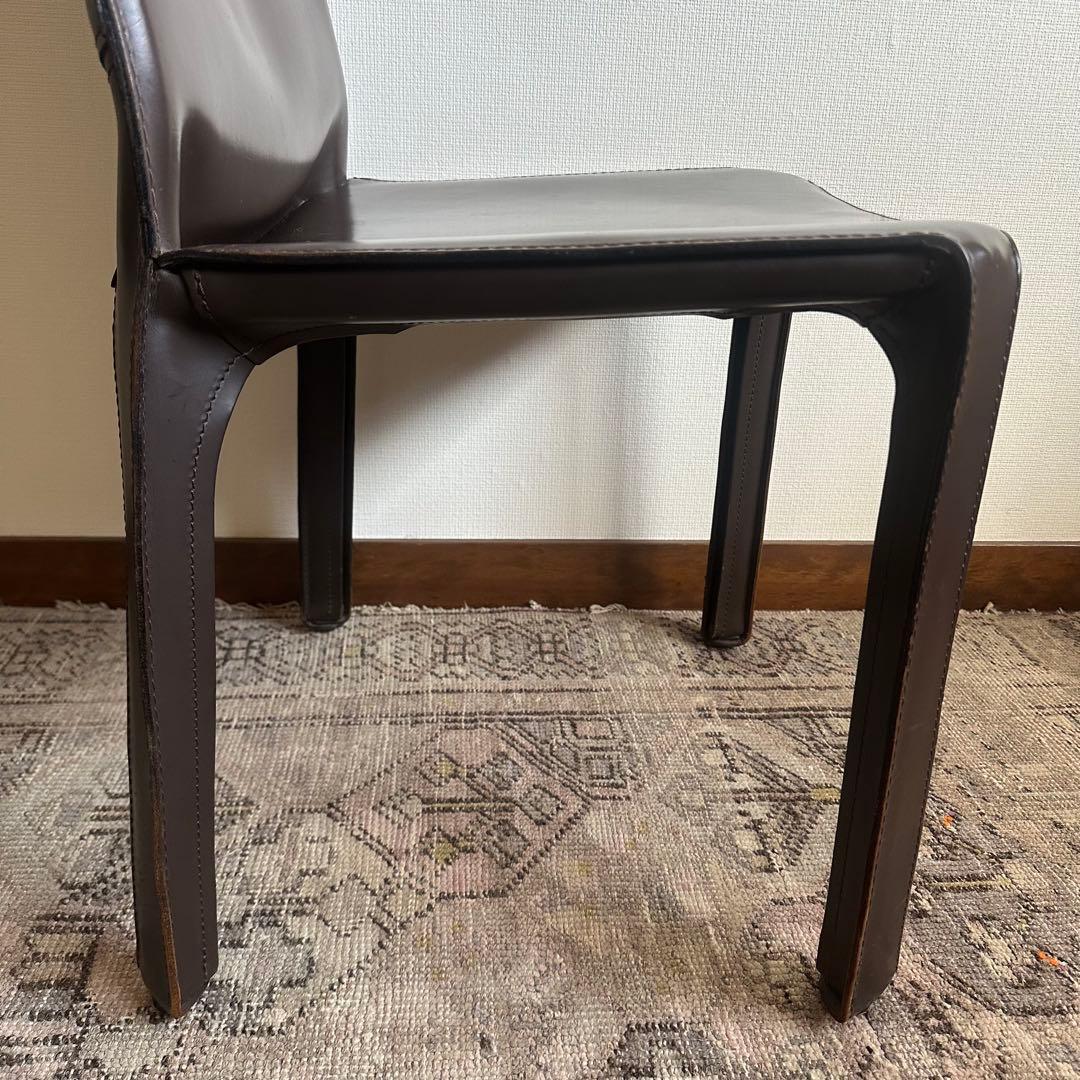 Cassina 412 キャブチェア タバコ　マリオベリーニ