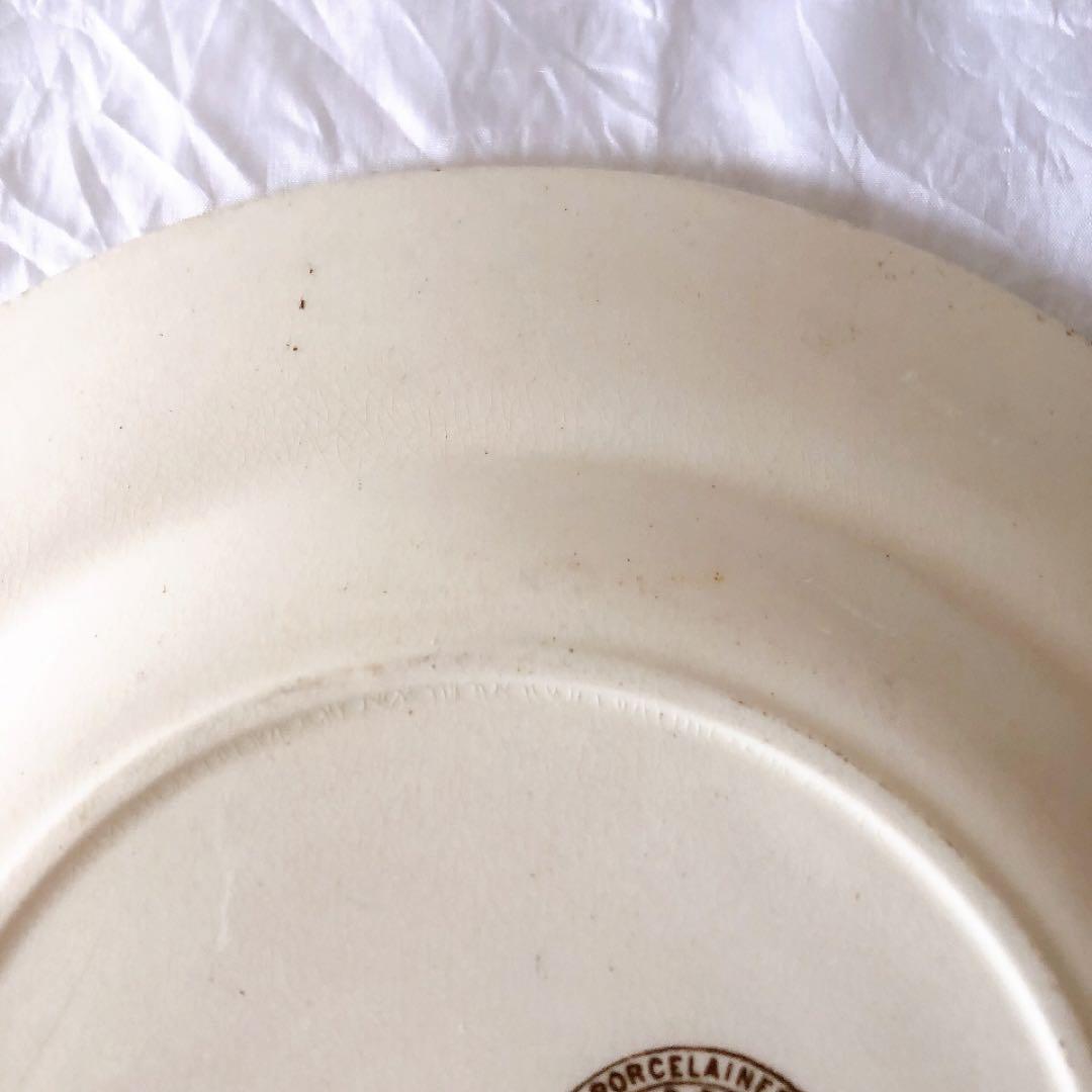 グランデポ　エミールブルジョワ　ディナープレート F フランスアンティーク食器