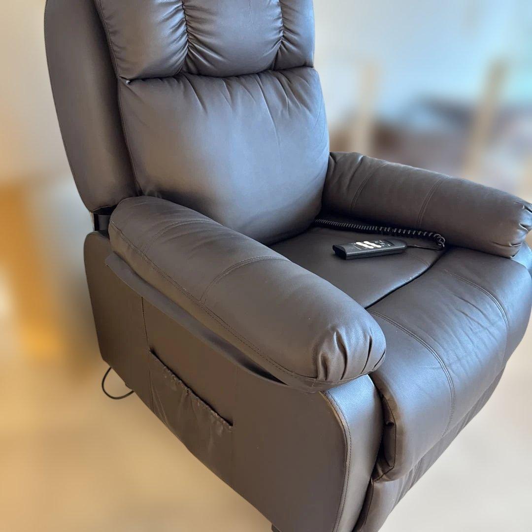 R【現地引渡し2台目購入】チェア SHIFFON Jr-S ブラウン