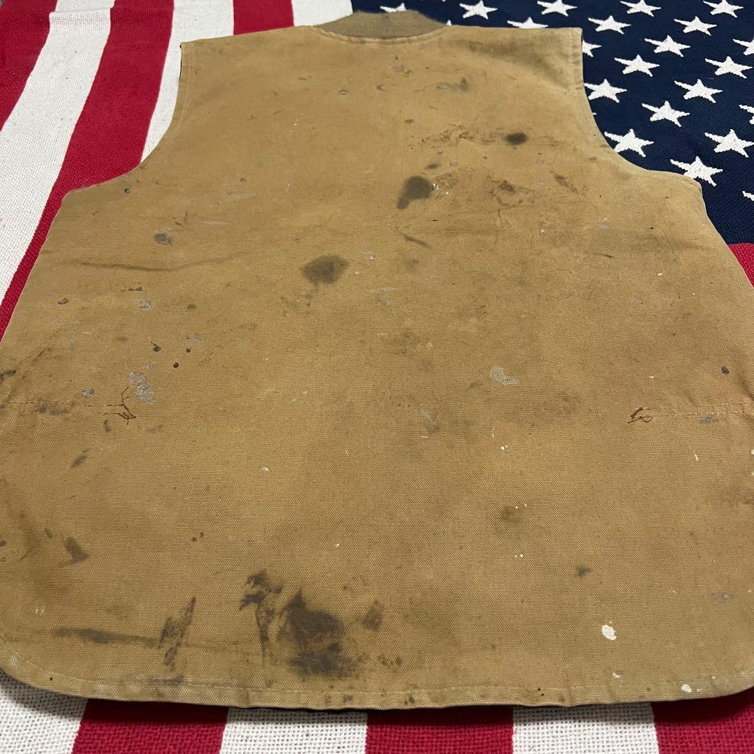 90s カーハートCarhartt ダッグベスト USA製　ヴィンテージ