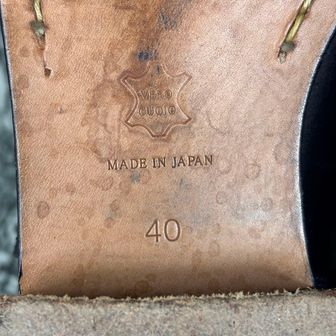 PADRONE パドローネ サイドゴアブーツ 40 ブラック