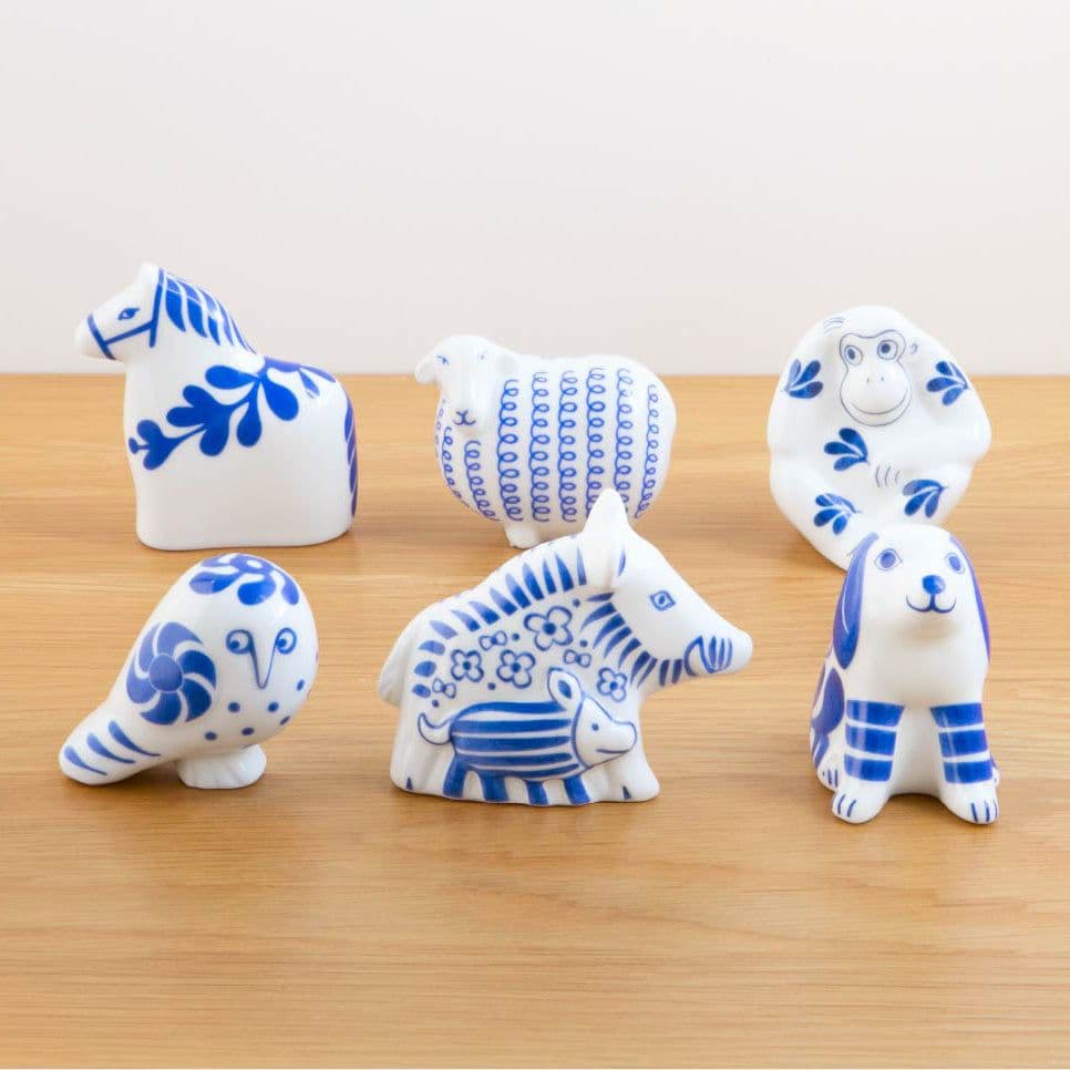 リサラーソン 干支 陶器 6個セット