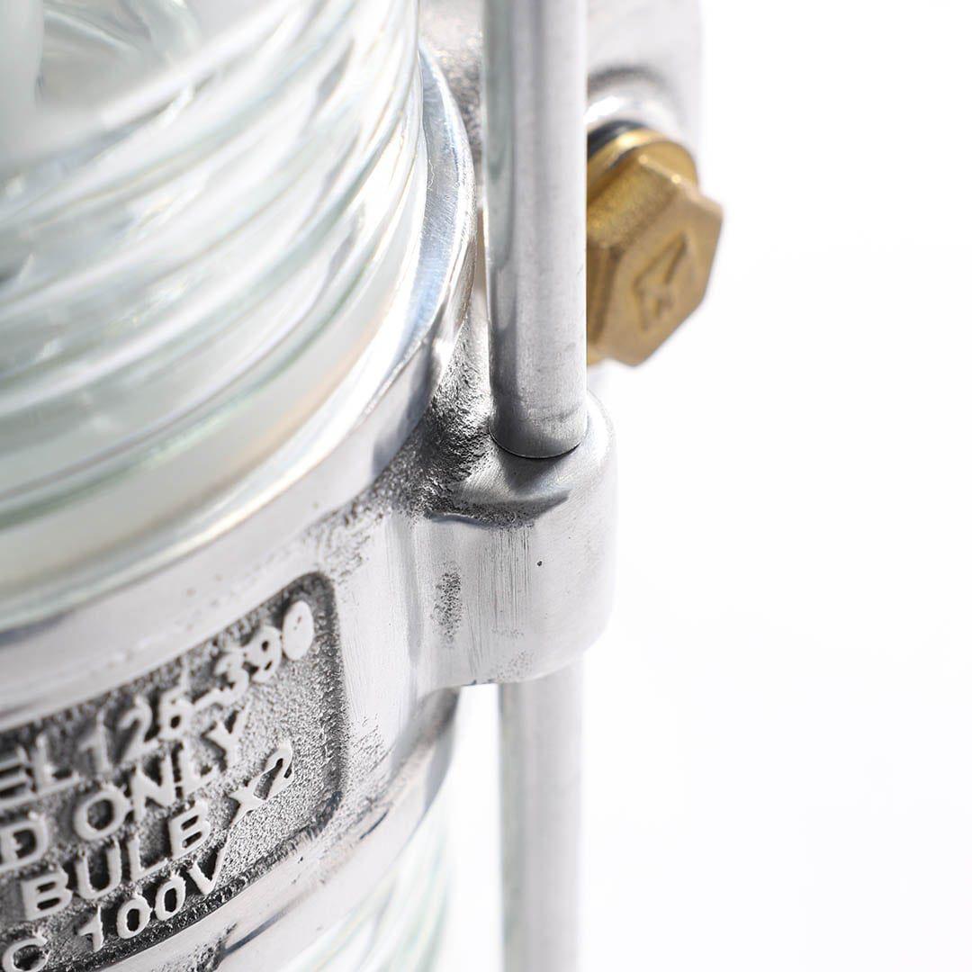 新品 アルミニウム ツイン ガラス ウォール ランプ ダルトン 照明