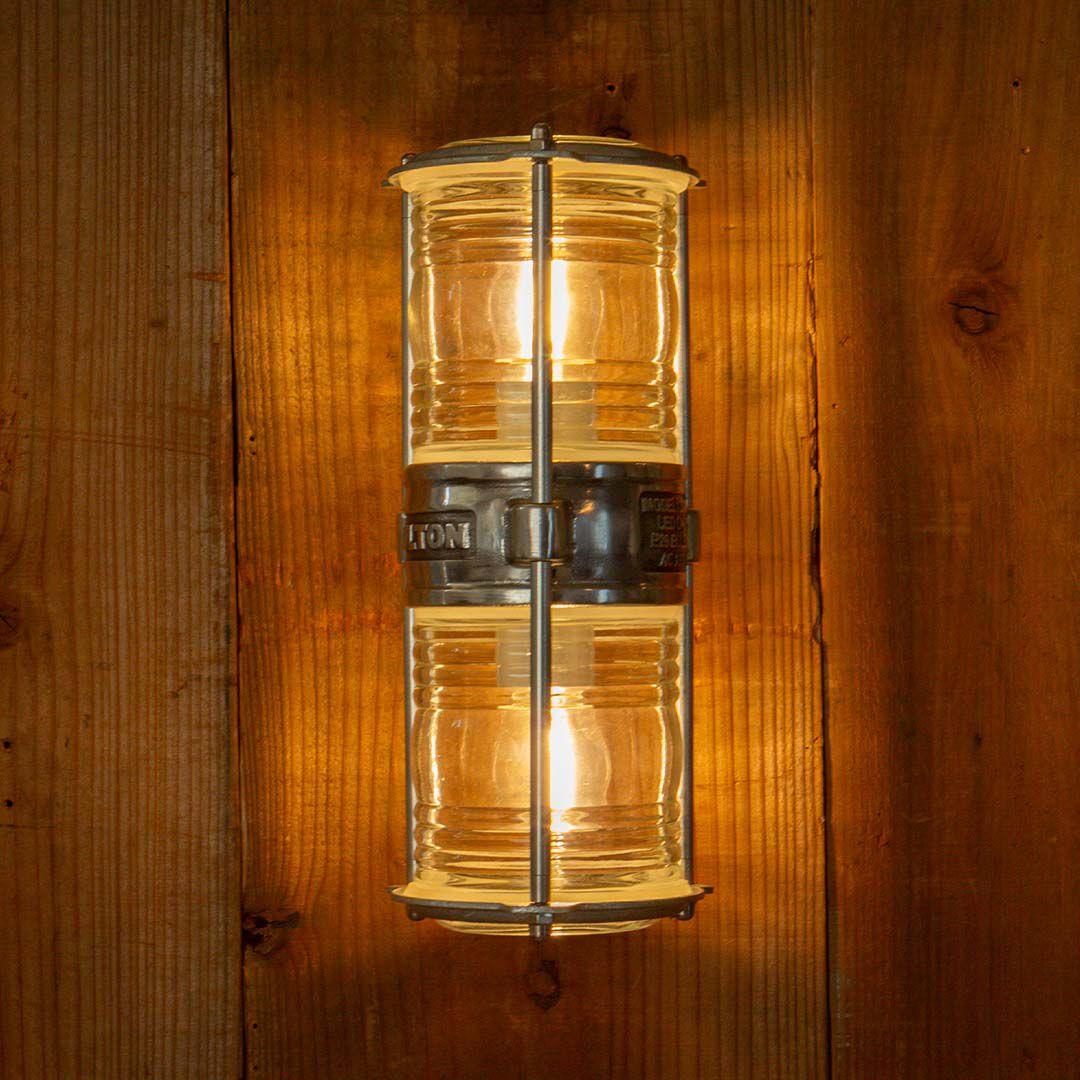 新品 アルミニウム ツイン ガラス ウォール ランプ ダルトン 照明