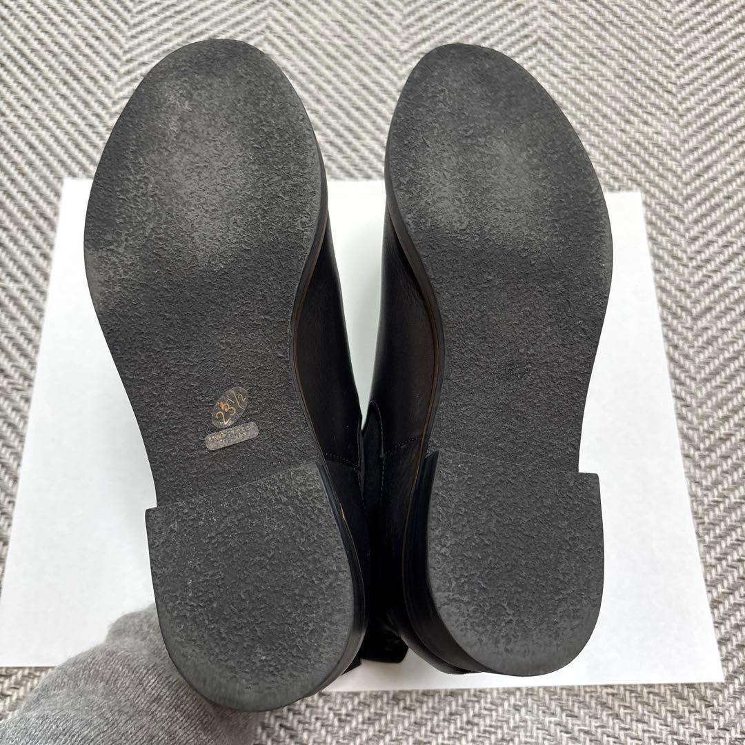 LANVIN en Bleu ブラック サイドゴアブーツ