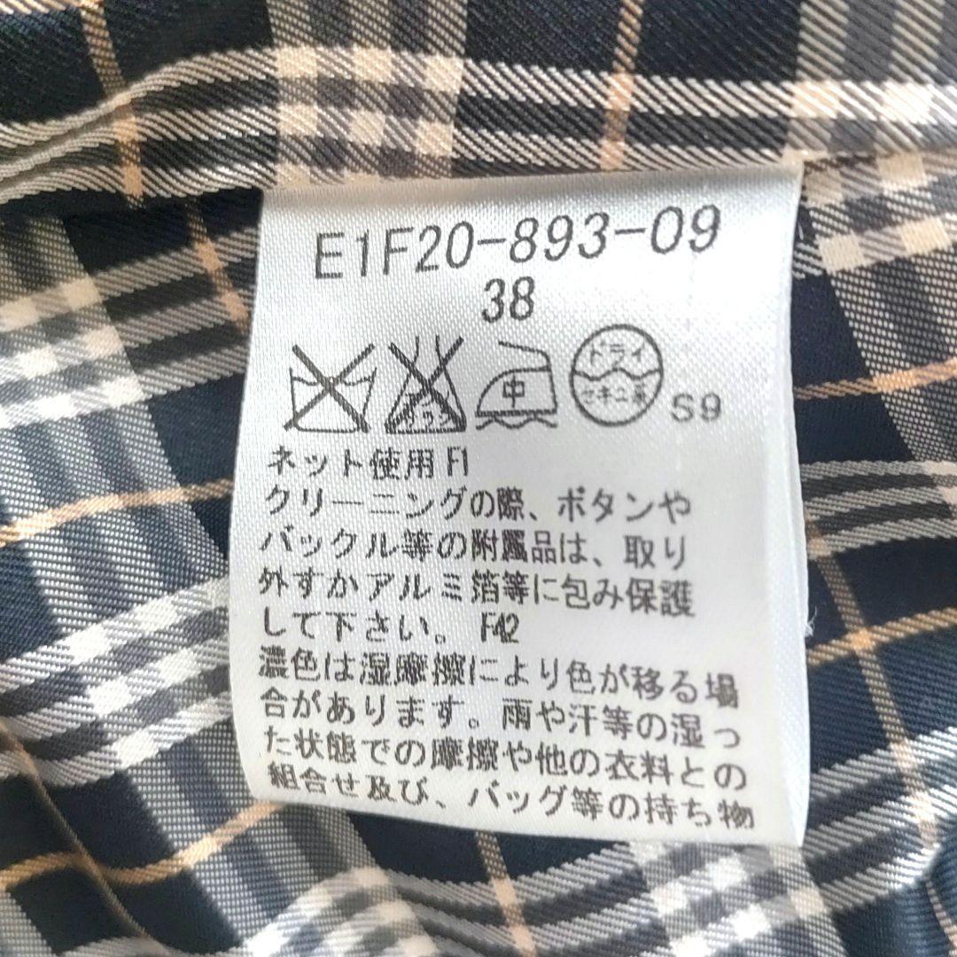 バーバリーブルーレーベル ウールコート ピーコート ノバチェック