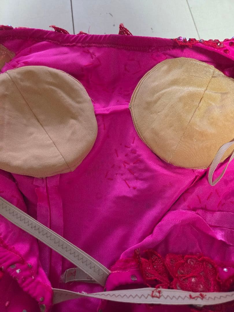 スタンダードドレス ピンク ボールルーム 社交ダンス