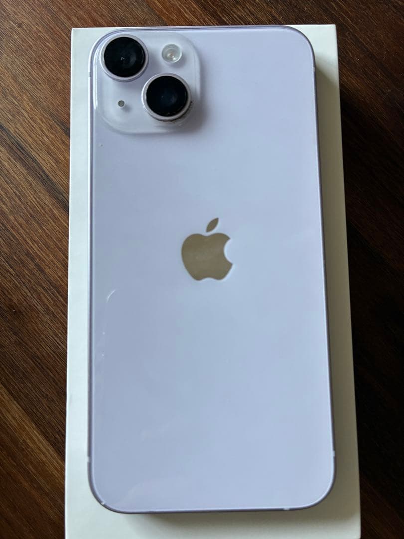 美品 Apple iPhone 14 128GB パープル(SIMフリー)