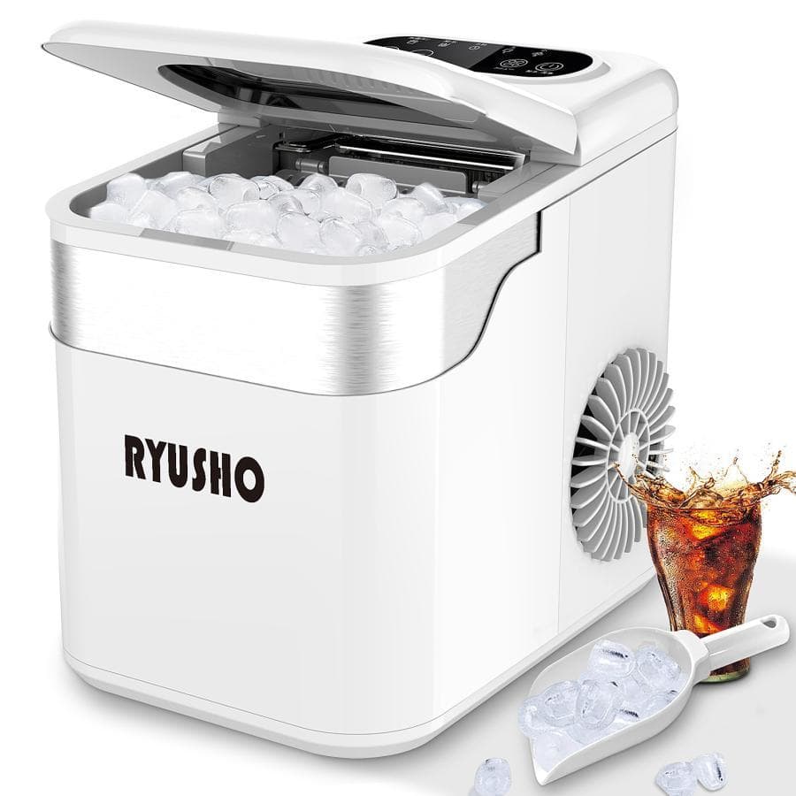 小型製氷機 1.6L家庭用 小型高速製氷機 コンパクト自動製氷機 最短6分で製氷