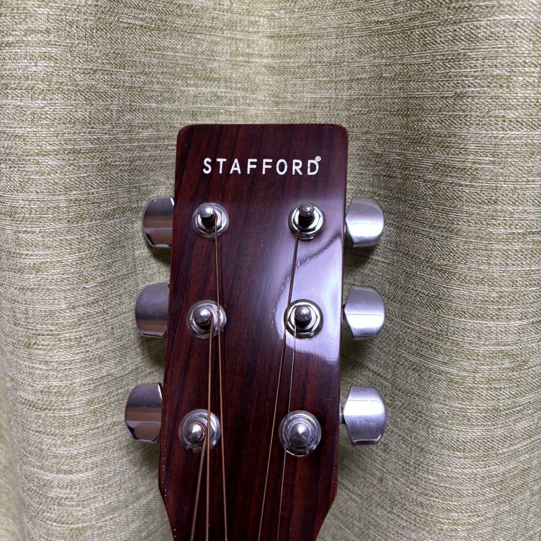 美品　ハードケース付き　STAFFORD SF-300F-BS ギター