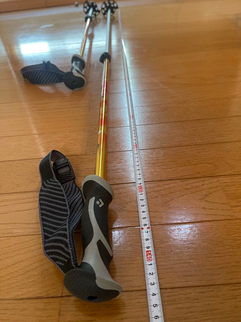  スキー用ポール ゴールド