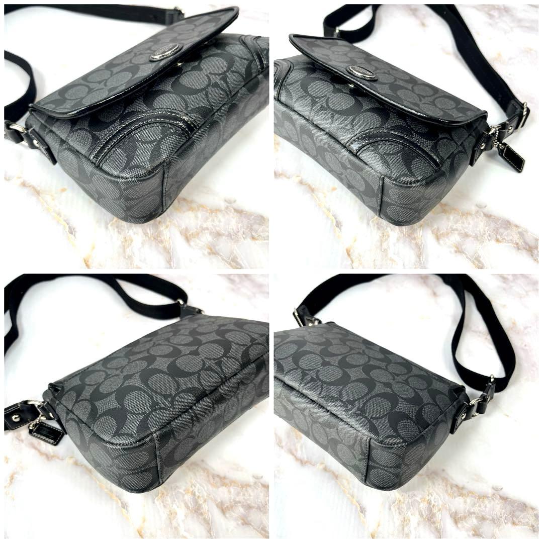 【未使用級】COACH ペイトン シグネチャー メッセンジャー ショルダーバッグ
