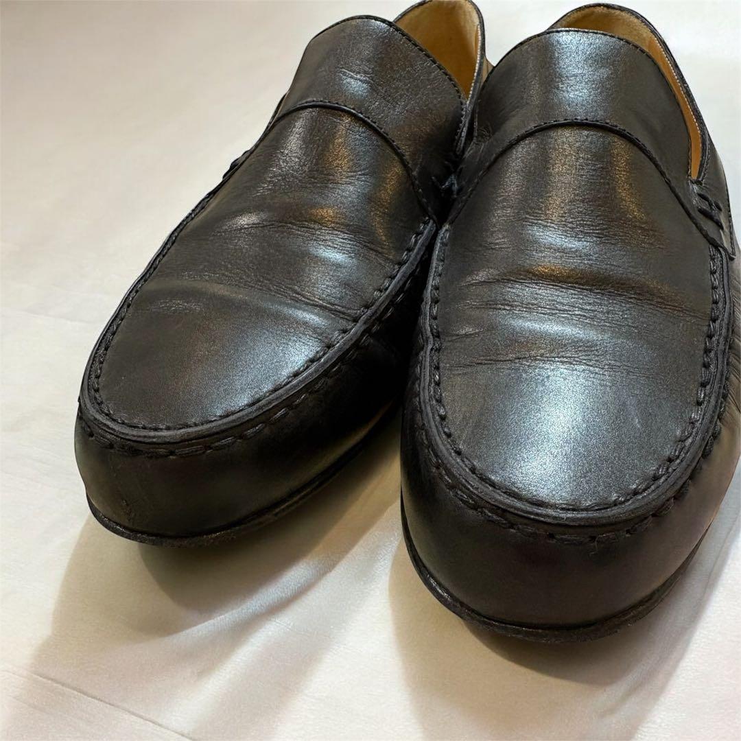 HERMES ローファー レザー スリッポン 38