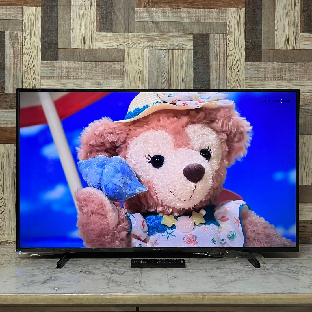 リクエスト価格全国送料込フナイ50V型液晶4Kチューナー内蔵、見ながら録画HDD