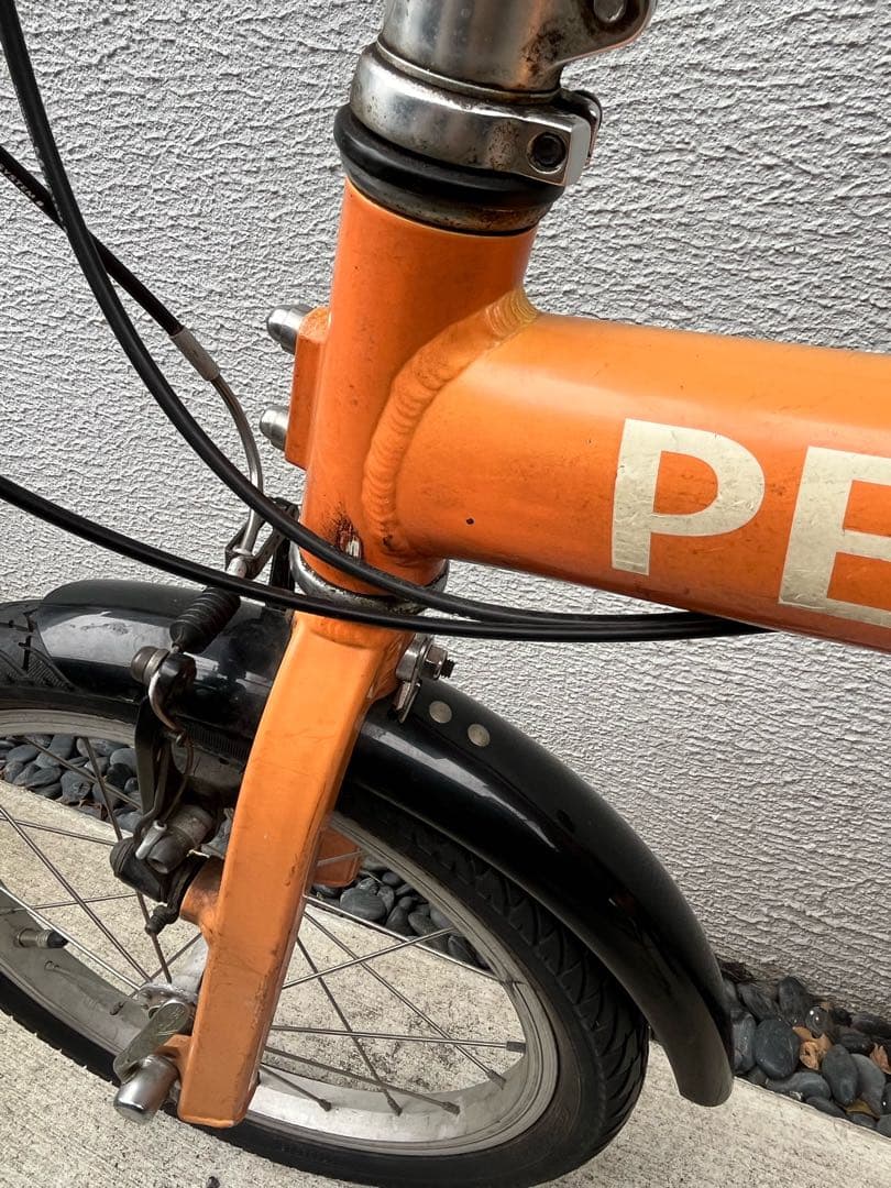 PEUGEOT 折り畳み自転車コリブリ　オレンジ(北海道、沖縄除く)