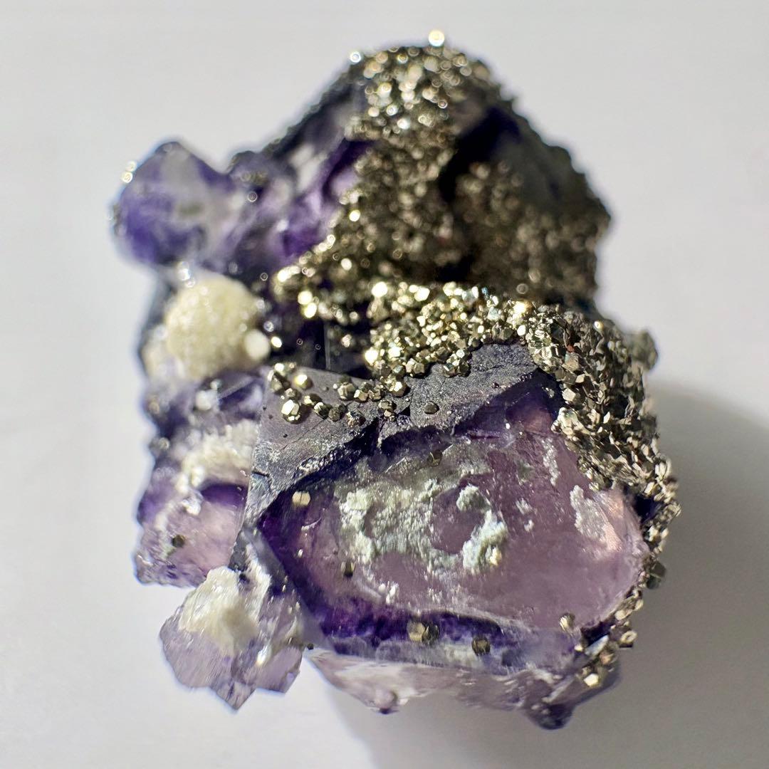 522 中国 内モンゴル産 レアタイプ フローライト&パイライト