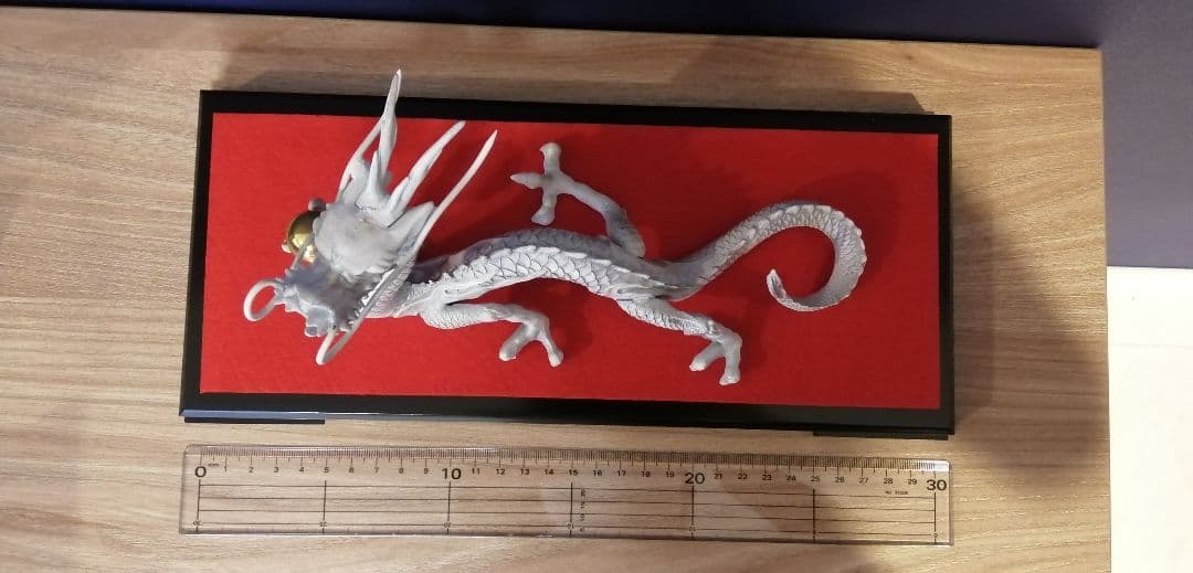 白の龍　開運龍　置物　白の開運龍